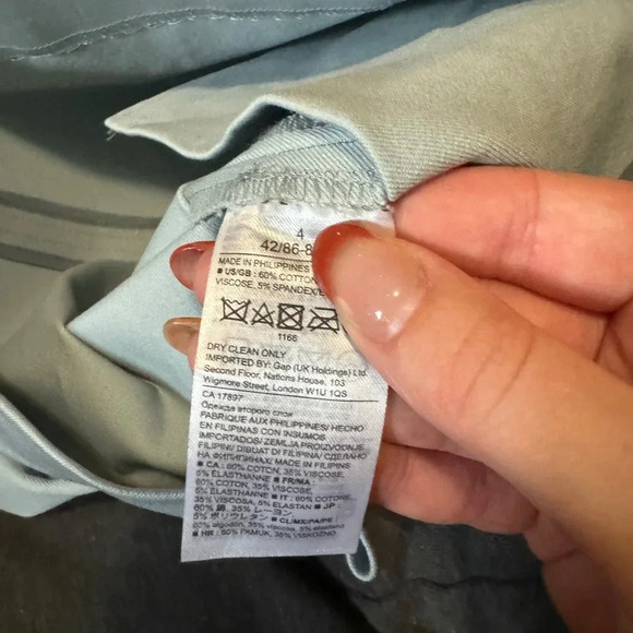 nwt banana republic blue pencil skirt - Picture 5 of 7